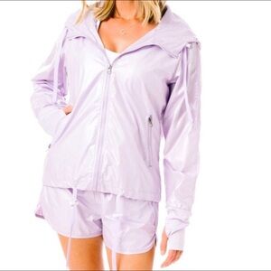 NWT Lilac Shine Bomber Jacket